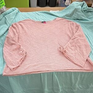 Vince Camuto Rose Textured Sweater